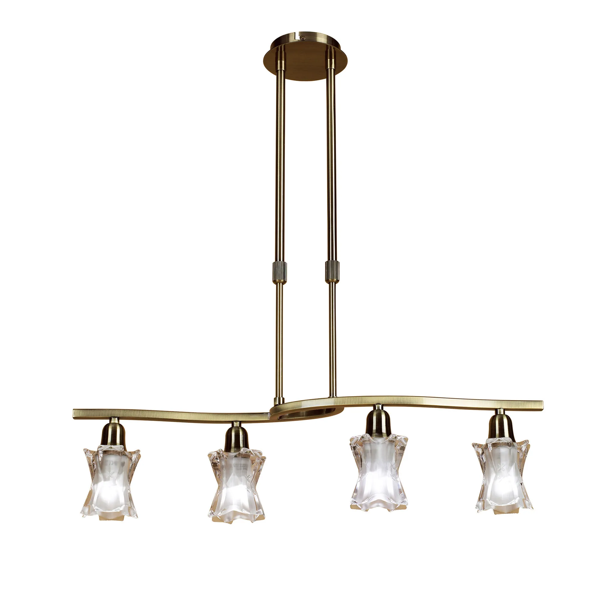 Alaska GU10 Antique Brass Ceiling Lights Mantra Linear Fittings Alaska GU10 Antique Brass Ceiling Lights Mantra Linear Fittings